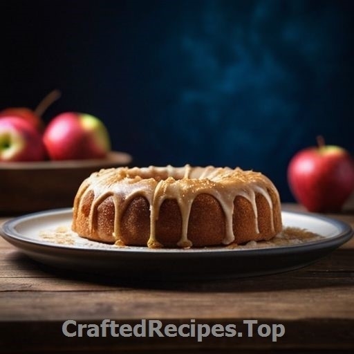 Apple Cake in a Long Pan