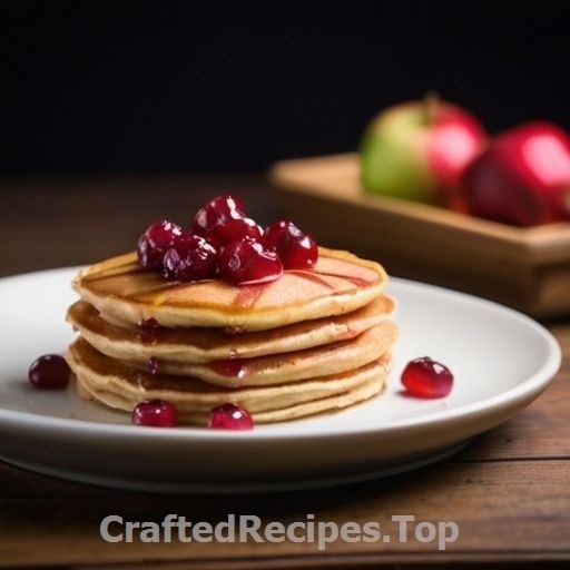 Autumn Apple Pancake with Lingonberry-Onion Topping