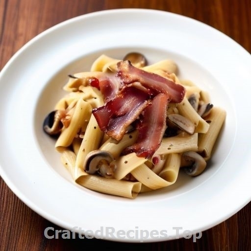 Autumn Pasta with Mushrooms and Bacon