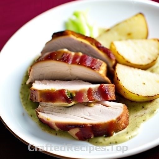 Bacon-Wrapped Chicken with Green Caesar Dressing