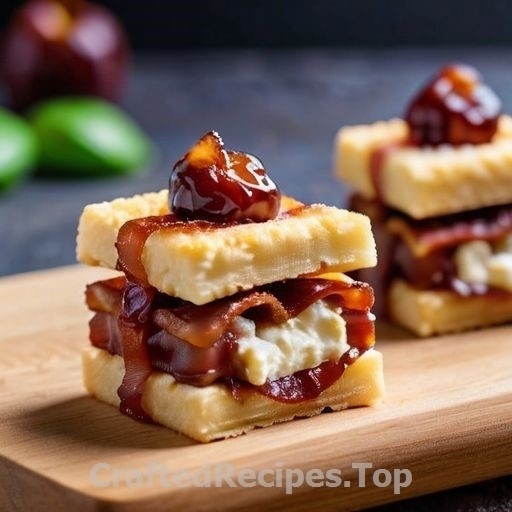 Bacon-Wrapped Dates with Feta and Basil