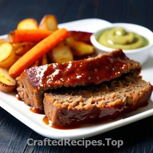 Bacon-Wrapped Meatloaf with Tangy Green Pepper Sauce