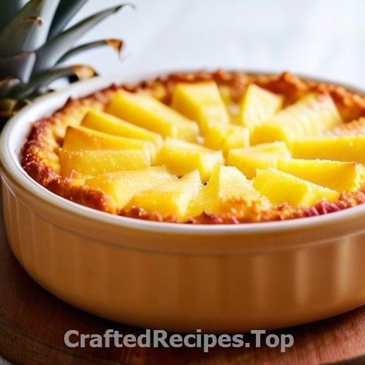 Baked Ham and Pineapple with Coconut-Cheddar Crust