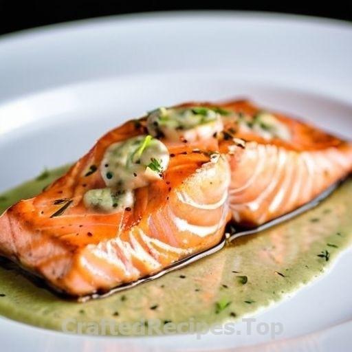 Baked Salmon with Dill and Shrimp Sauce