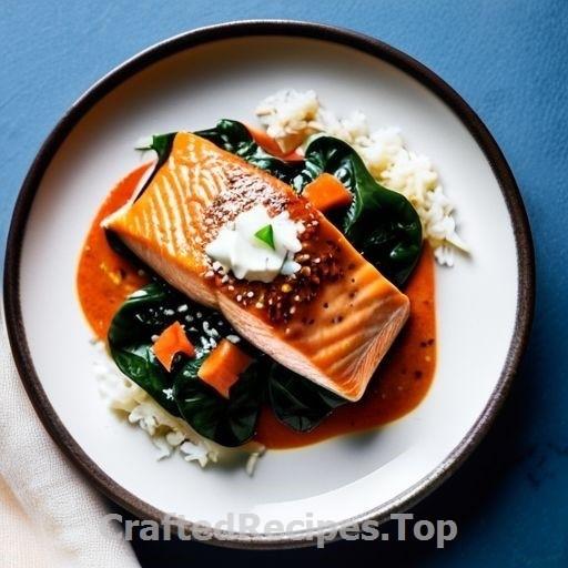 Baked Salmon with Paprika Sauce