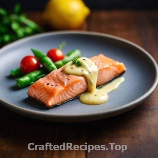 Baked Salmon with Smoked Salmon and Goat Cheese Hollandaise