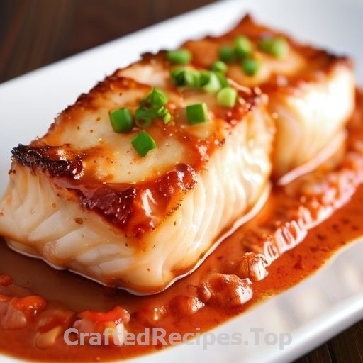 Baked Sweet Chili Cod with Creamy Sauce