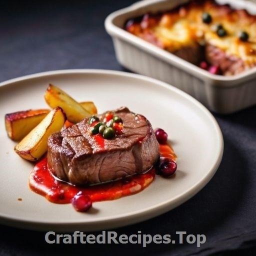 Beef Steak with Potato Gratin