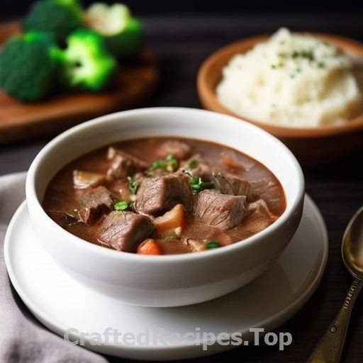 Beef Stew with Cream and Thyme