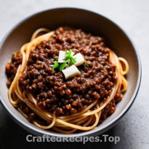 Beluga Lentil Bolognese