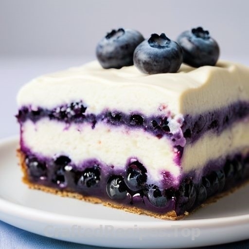 Blueberry Crumble with White Chocolate