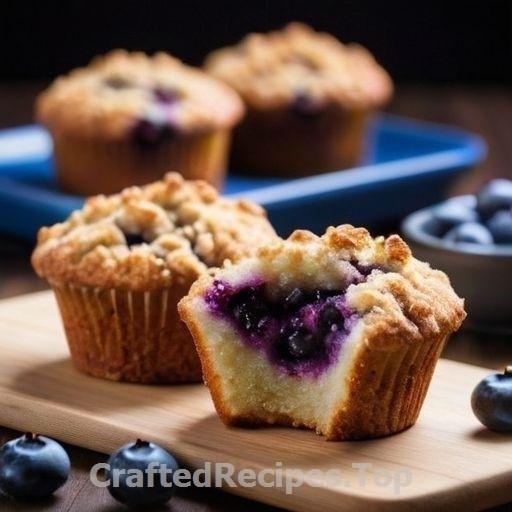 Blueberry Muffins with Crunchy Streusel Topping