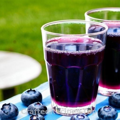Blueberry Syrup and Juice