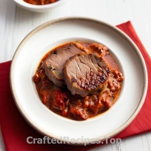 Braised Italian Pork Cutlets with Sun-Dried Tomatoes