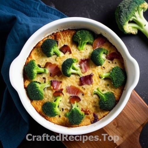 Broccoli and Bacon Gratin