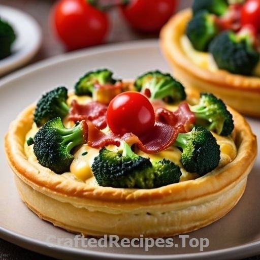 Broccoli and Bacon Rustic Pastry