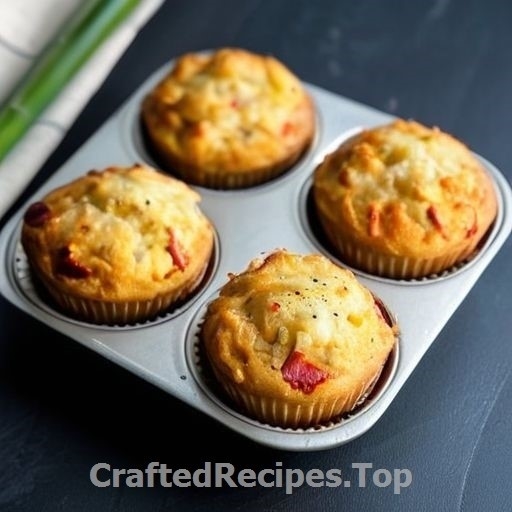 Cheesy Potato Muffins with Crayfish