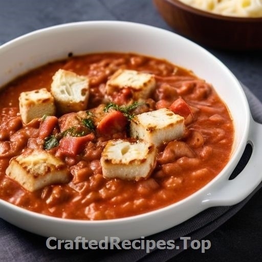 Cheesy Red Lentil Stroganoff