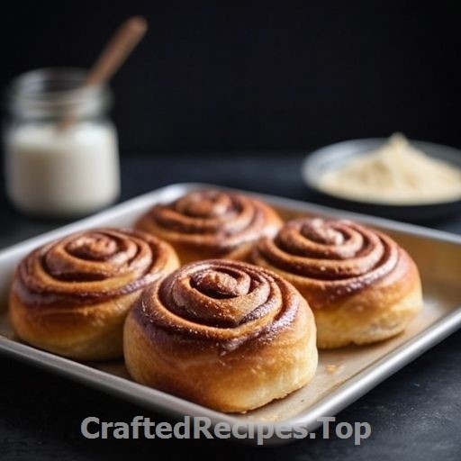 Cinnamon Swirl Buns in a Long Pan