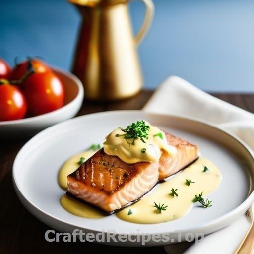 Citrus Glazed Salmon with Dill Hollandaise Sauce
