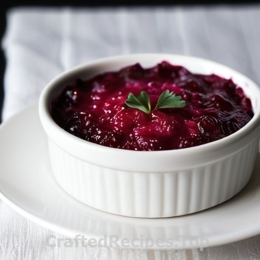 Classic Cabbage Pudding with Raw Lingonberries