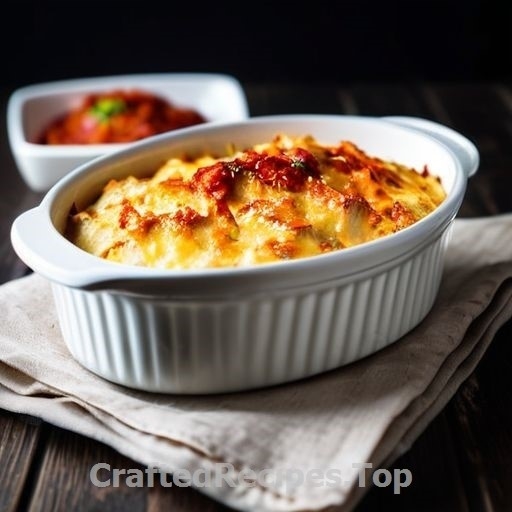 Crayfish and West Bothnia cheese Gratin