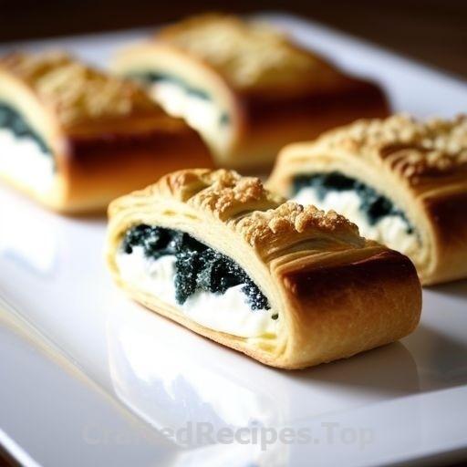 Cream Cheese and Kale Danish Pastry