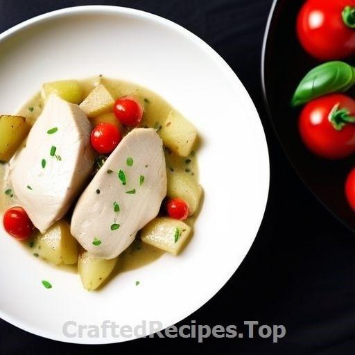 Creamy Chicken and Basil with Roasted Potatoes