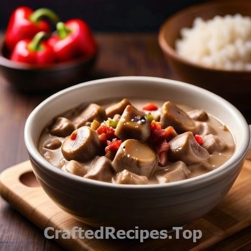 Creamy Chicken Mushroom and Bacon Stew