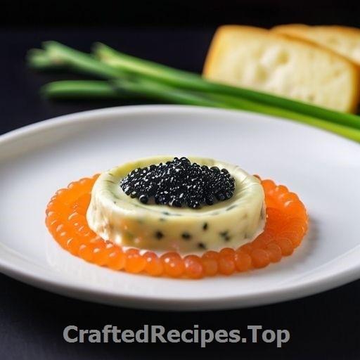 Creamy Dill Potato and Caviar Platter