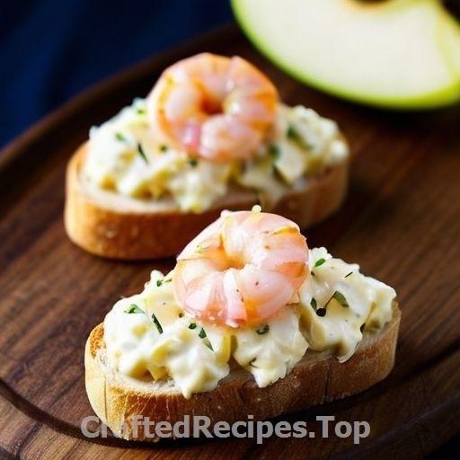 Creamy Egg and Shrimp Salad on Toast