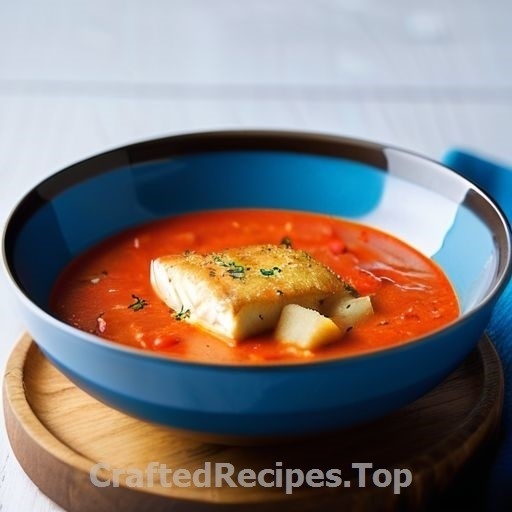 Creamy Fish Soup with Tomato and Potato