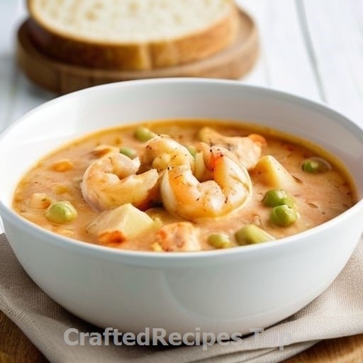 Creamy Fish Stew with Shrimp and Dill