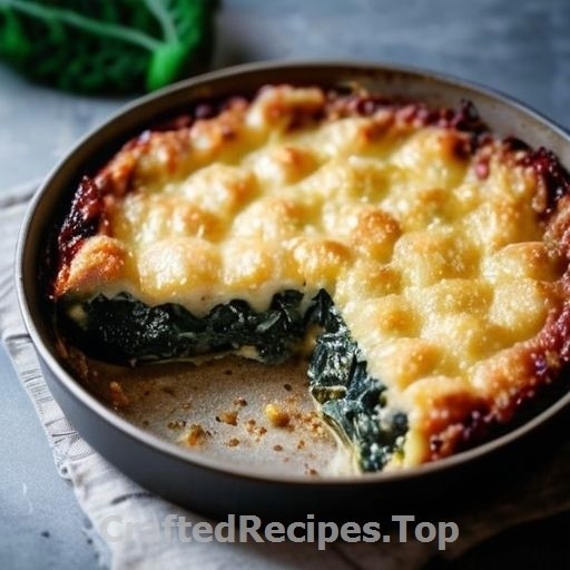 Creamy Kale Gratin with Aged Cheese