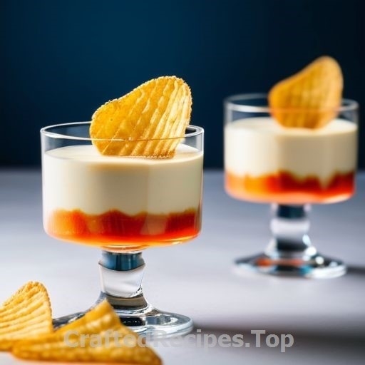 Creamy Panna Cotta with Crunchy Dumle Chips