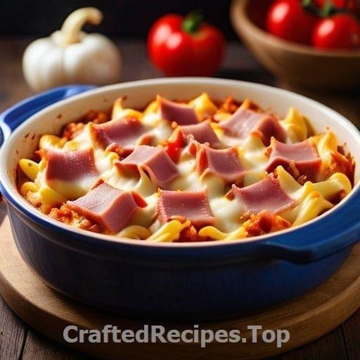 Creamy Pasta Casserole with Ham