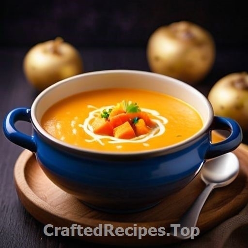 Creamy Potato and Carrot Soup with Ginger