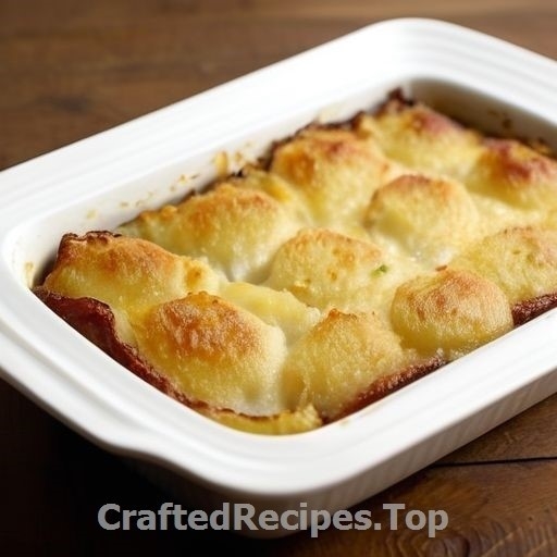 Creamy Potato Gratin with Garlic and Cheese