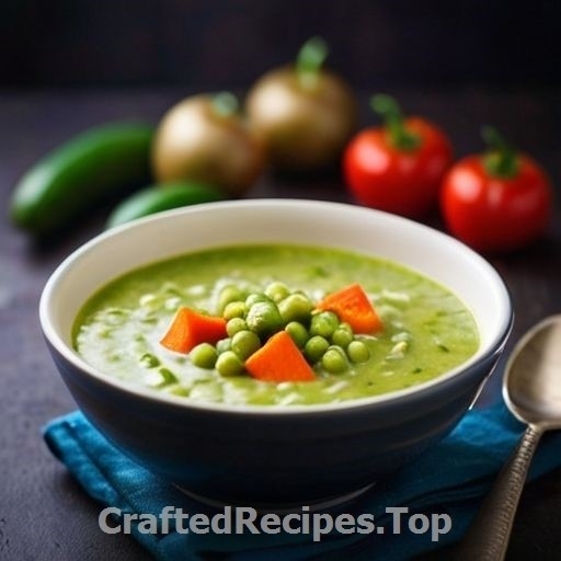 Creamy Salmon Soup with Pesto and Chives