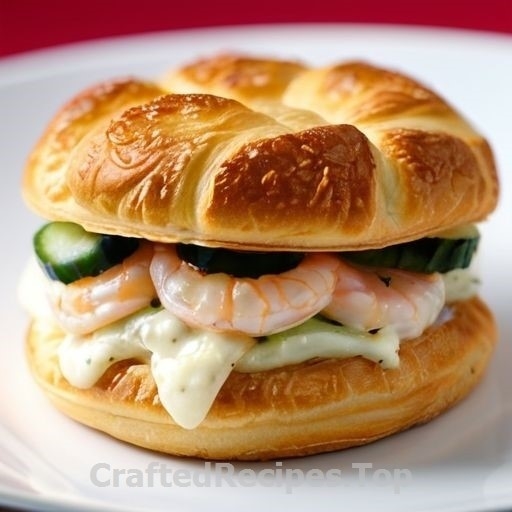Crispy Halloumi and Shrimp Langos Pastry