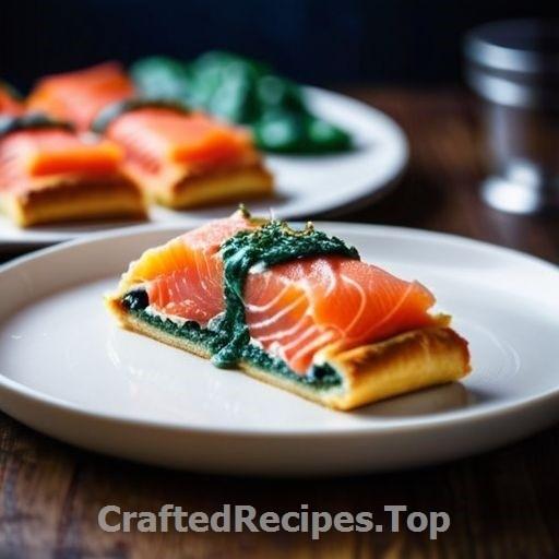 Cured Salmon and Spinach Galette