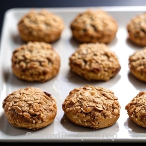 Delicious Oatmeal Buns with Oat Crumbs