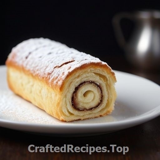 Delicious Vanilla Roulade in a Long Pan