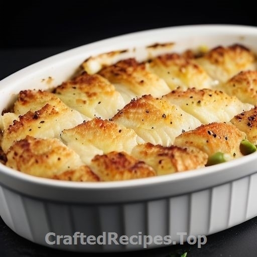Fish Gratin with Duchess Potatoes