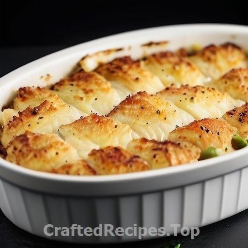 Fish Gratin with Duchess Potatoes