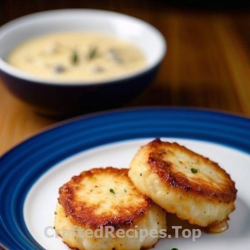 Fish Patties with Lemon Sauce