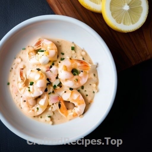 Garlic Shrimp with Lemon and Crème Fraîche