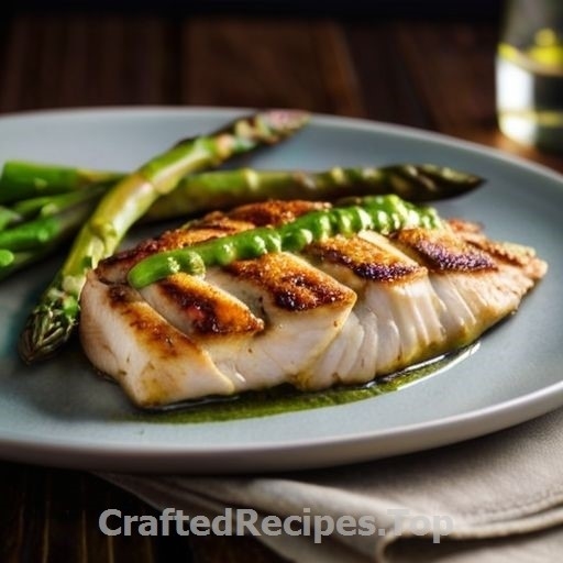 Grilled Chicken with Asparagus and Mojo Verde
