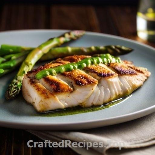 Grilled Chicken with Asparagus and Mojo Verde