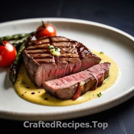 Grilled Plank Steak with Bearnaise Sauce